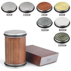 Rollende Messenslijper Set – Magnetisch Hoekblok 15° & 20° + 4 Slijpschijven