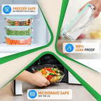 Glazen Lunchbox – Borosilicaatglas, Lekvrij & Ovenbestendig