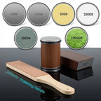 Rollende Messenslijper Set – Magnetisch Hoekblok 15° & 20° + 4 Slijpschijven