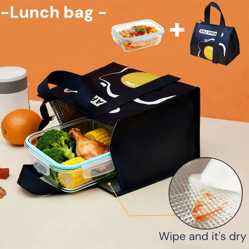 Glazen Lunchbox – Borosilicaatglas, Lekvrij & Ovenbestendig