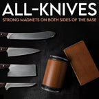 Rollende Messenslijper Set – Magnetisch Hoekblok 15° & 20° + 4 Slijpschijven