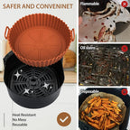Siliconen Airfryer Pan – Herbruikbaar & Anti-aanbak