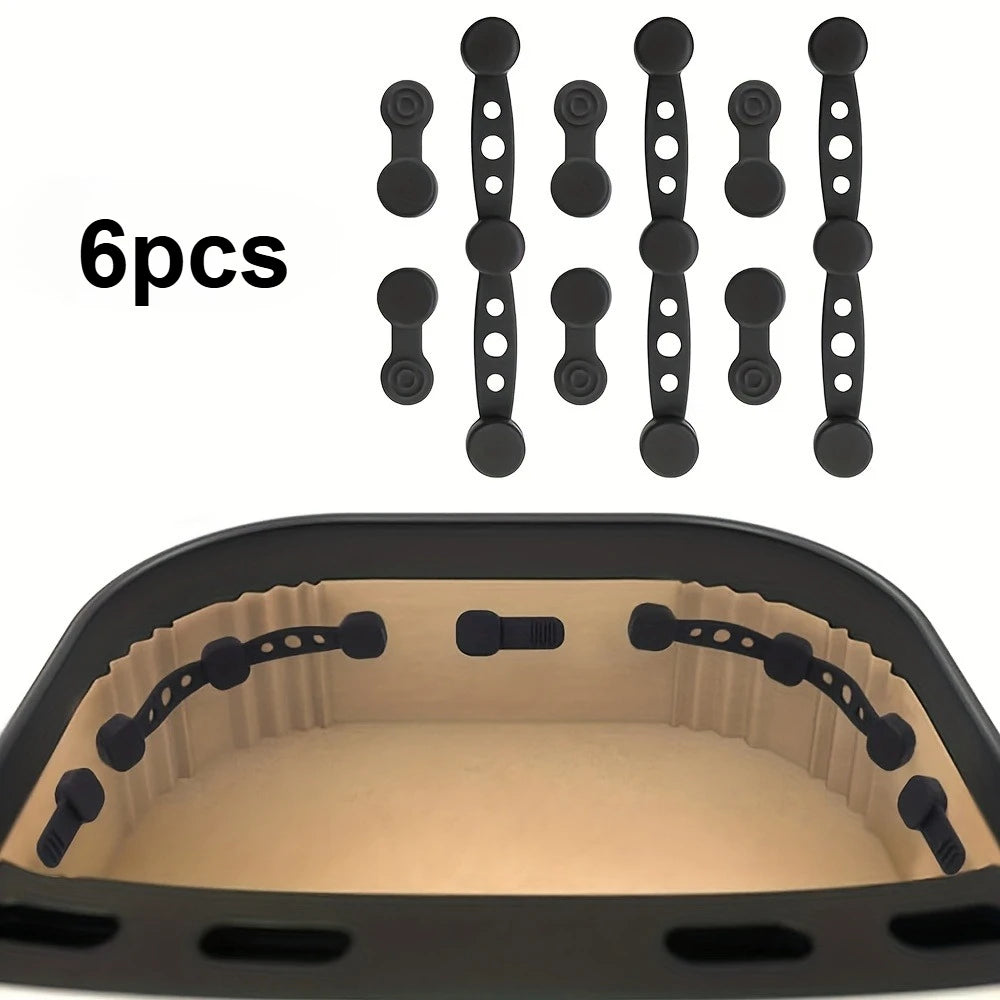 Magnetische Airfryer Clips – 6 stuks (2 sets)