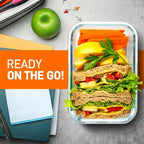 Glazen Lunchbox – Borosilicaatglas, Lekvrij & Ovenbestendig
