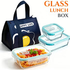 Glazen Lunchbox – Borosilicaatglas, Lekvrij & Ovenbestendig