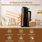 Olijfolie Sprayer 2-in-1 – Spray & Schenk – 470 ml Glas