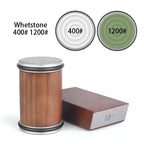 Rollende Messenslijper Set – Magnetisch Hoekblok 15° & 20° + 4 Slijpschijven